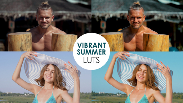 VideoHive Vibrant Summer LUTs for Final Cut 39088397