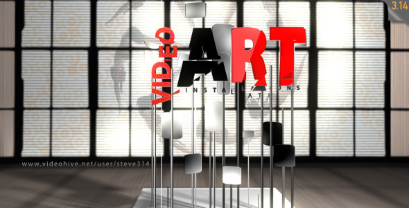 VideoHive Video Art Installations / Art Exhibition Logo 7241374