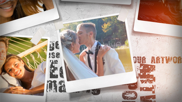 VideoHive Vintage Polaroid Photos 9552402