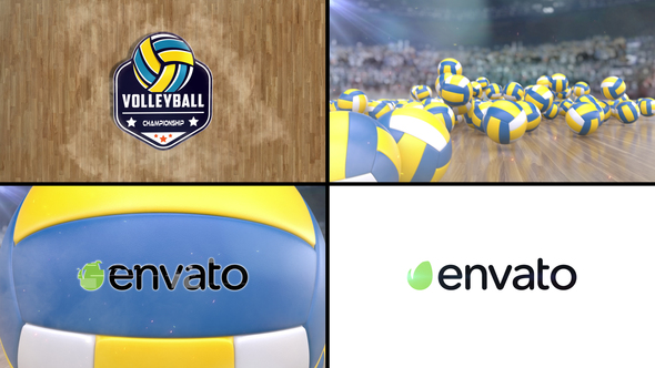 VideoHive Volleyball Logo Reveal 3 39549455