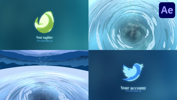 VideoHive Water Swirl Logo for After Effects 39457226