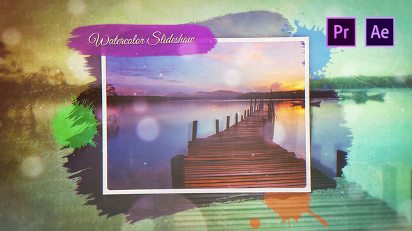 VideoHive Watercolor Slideshow 25515057