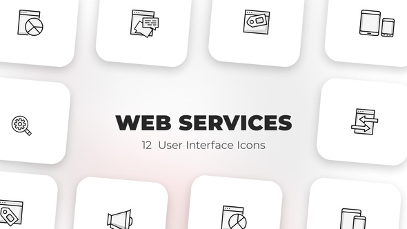 VideoHive Web services - User Interface Icons 39589688