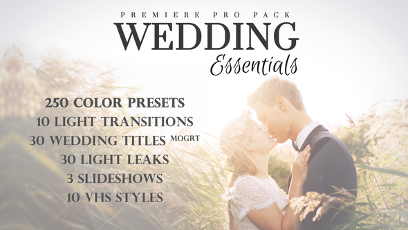 VideoHive Wedding Essentials Pack for Premiere Pro 28150015