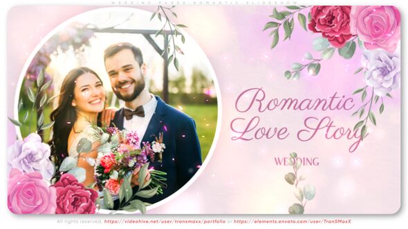 VideoHive Wedding Pages Romantic Slideshow 38494501