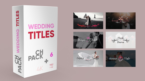 VideoHive Wedding Titles 36821562
