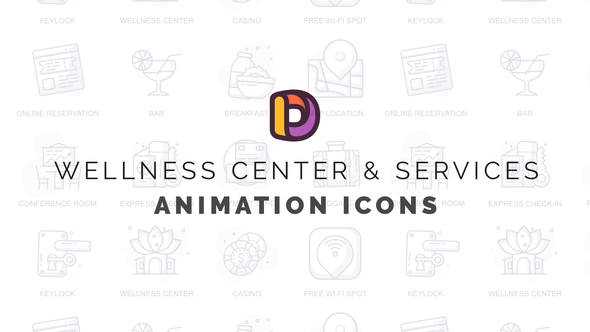 VideoHive Wellness center & Services - Animation Icons 32812829