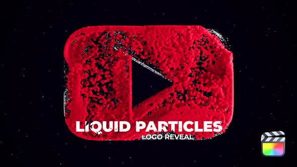 VideoHive Youtube Liquid Particles Logo 39052598