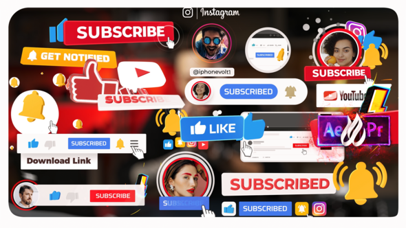 VideoHive Youtube Subscribe Corporate 32070882
