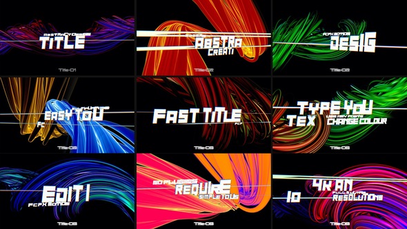 VideoHive Abstract Fast Glitch Titles 37580872