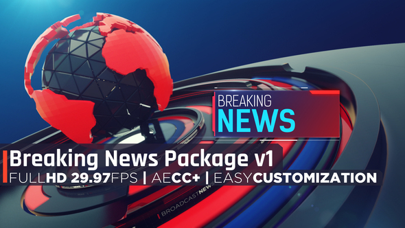 VideoHive Breaking News Package v1 31692659