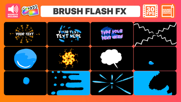VideoHive Brush Flash FX for FCPX 38538018