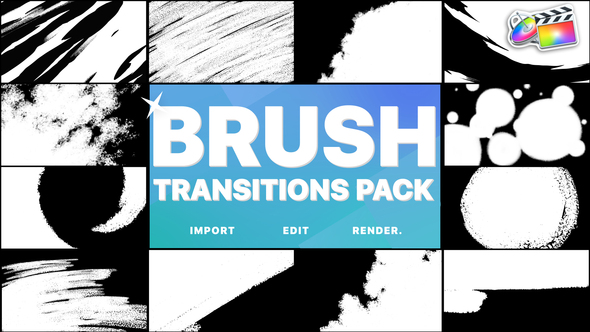 VideoHive Brush Transitions | FCPX 38231527