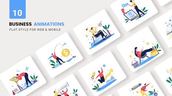VideoHive Business Marketing Animations – Flat Concept 37221285