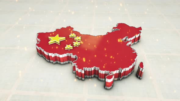 VideoHive China Map Paper 38964989