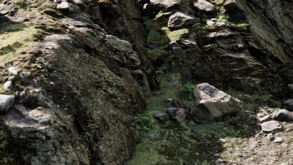 VideoHive Close Up of Rocky Stones Formation 38968493