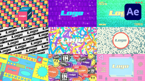 VideoHive Colorful Pages Logo Reveal 38120208