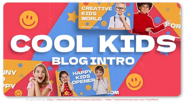 VideoHive Cool Kids Blog Intro 38119067