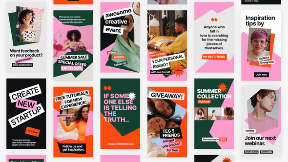 VideoHive Corella - Stories Pack 38213304