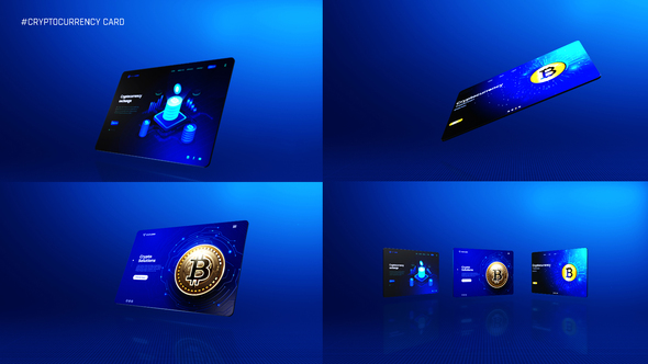 VideoHive Cryptocurrency Card Promo 37876938
