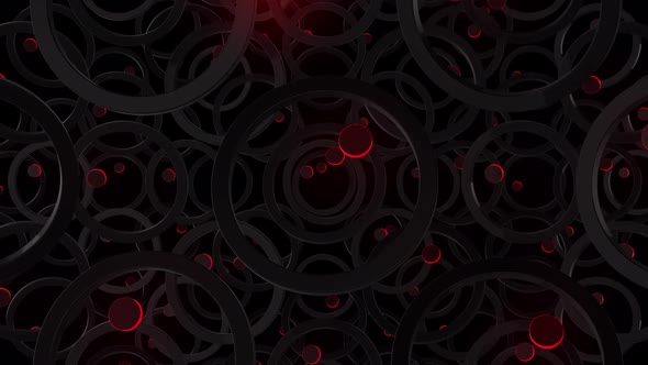 VideoHive Dark Background And Moving Red Circle 38960722