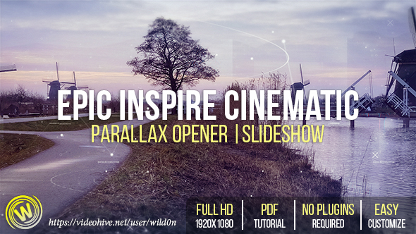 VideoHive Epic Inspire Cinematic Parallax Opener | Slideshow 19465031