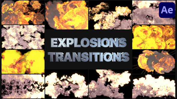 VideoHive Explosion Transitions for After Effects 37500780