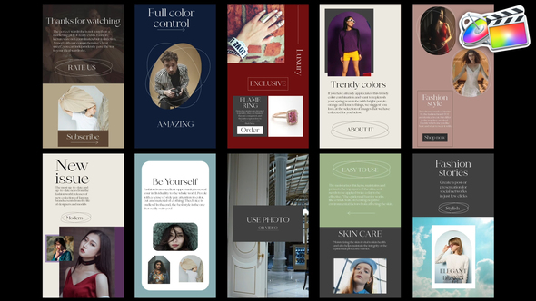 VideoHive Fashion Stories | FCPX 37985273