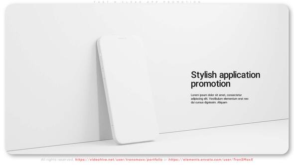 VideoHive Fast N Clean App Promotion Mobile 37291947