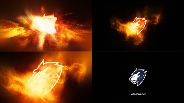 VideoHive Fire Logo Reveal 38220991