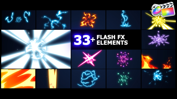VideoHive Flash FX Elements Pack | FCPX 38318752