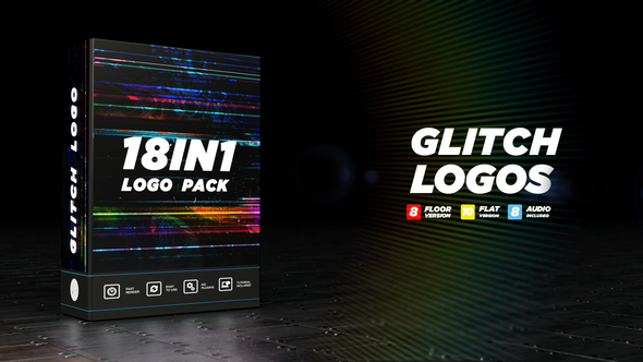VideoHive Glitch Logos 36396986