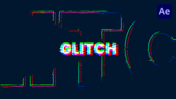 VideoHive Glitch Text Intro 38284370