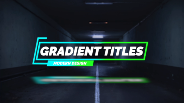 VideoHive Glow Glitch Titles 38484108