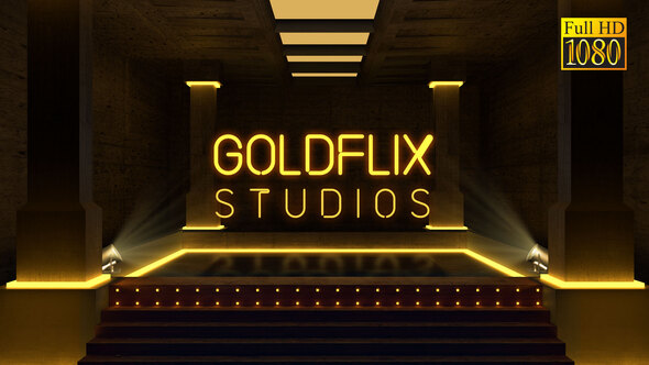VideoHive Golden Studio Opener 37244681