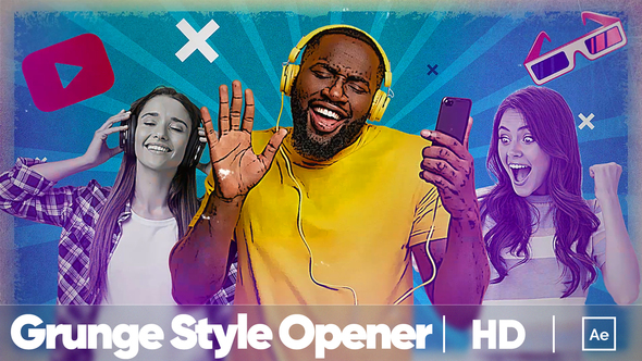 VideoHive Grunge Opener 37292225