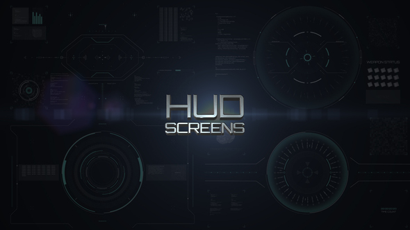 VideoHive HUD Screens 38130495