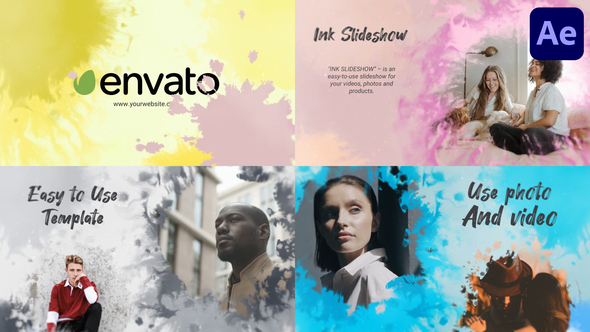 VideoHive Ink Slideshow for After Effects 38033378