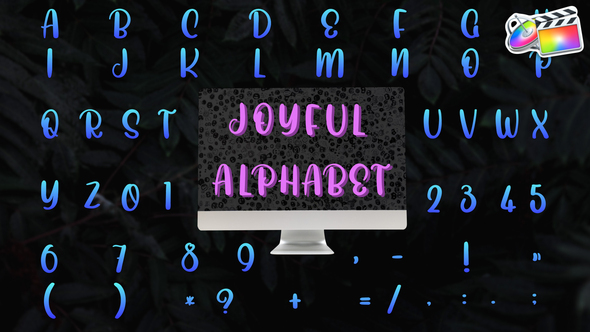 VideoHive Joyful Alphabet | FCPX 37483472