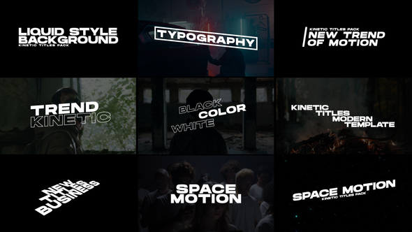 VideoHive Kinetic Titles | After Effects 38214997