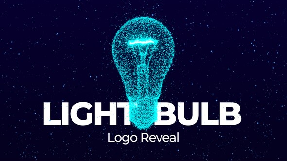 VideoHive Light Bulb Idea Logo Reveal 37328115
