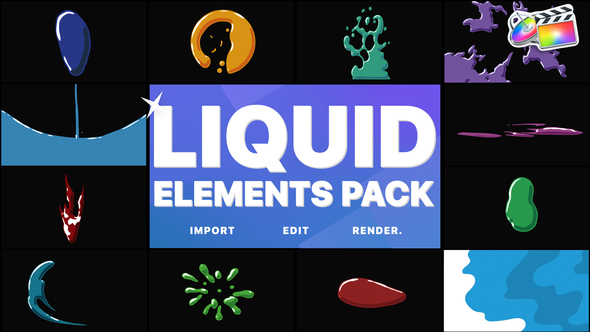 VideoHive Liquid Elements | FCPX 38231608