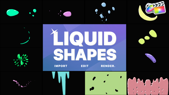 VideoHive Liquid Shapes | FCPX 37499789