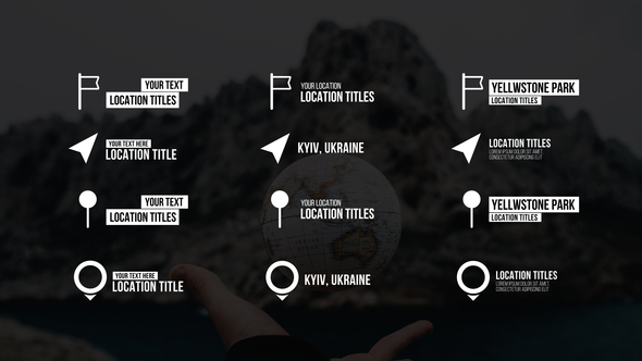 VideoHive Location Titles | After Effects 37275174