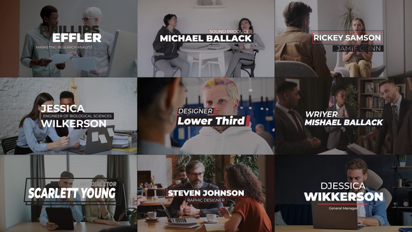 VideoHive Lower Thirds | After Effects 37300883