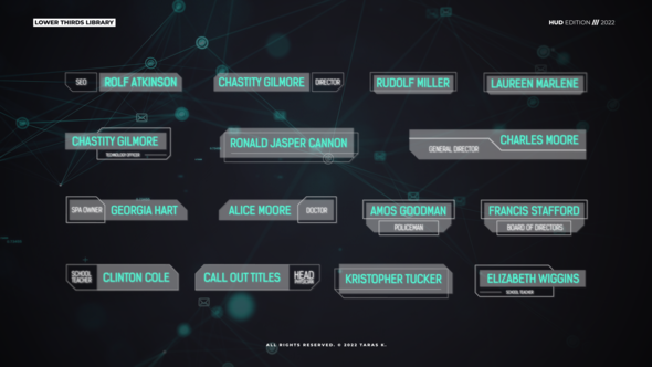 VideoHive Lower Thirds HUD | After Effects 38108603