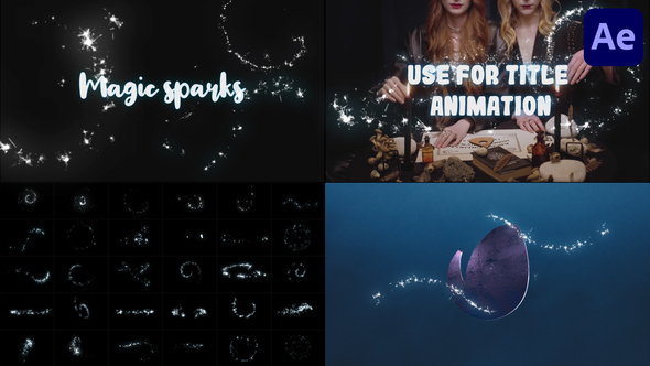 VideoHive Magic Sparks Pack for After Effects 38161807