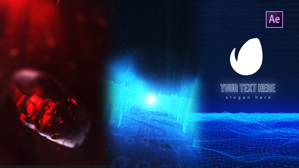 VideoHive Metaverse VR Logo Reveal 38216458