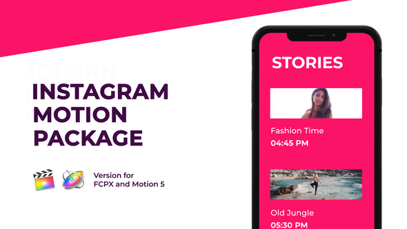 VideoHive Modern Motion Pack for Instagram | FCPX 37329849