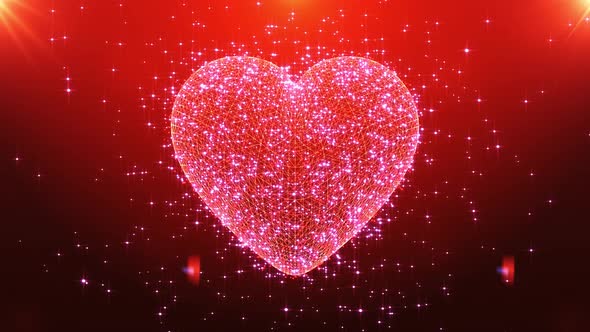 VideoHive Particle Heart 04 38990755